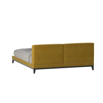 Infinity Upholstered Double Bed with Elegant Headboard