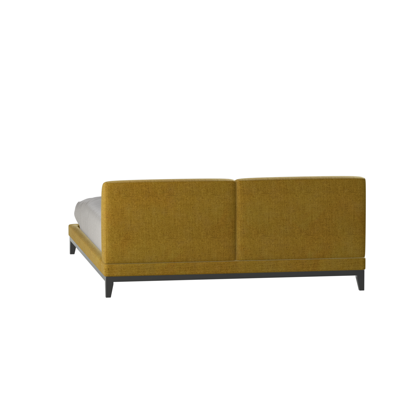 Infinity Upholstered Double Bed with Elegant Headboard
