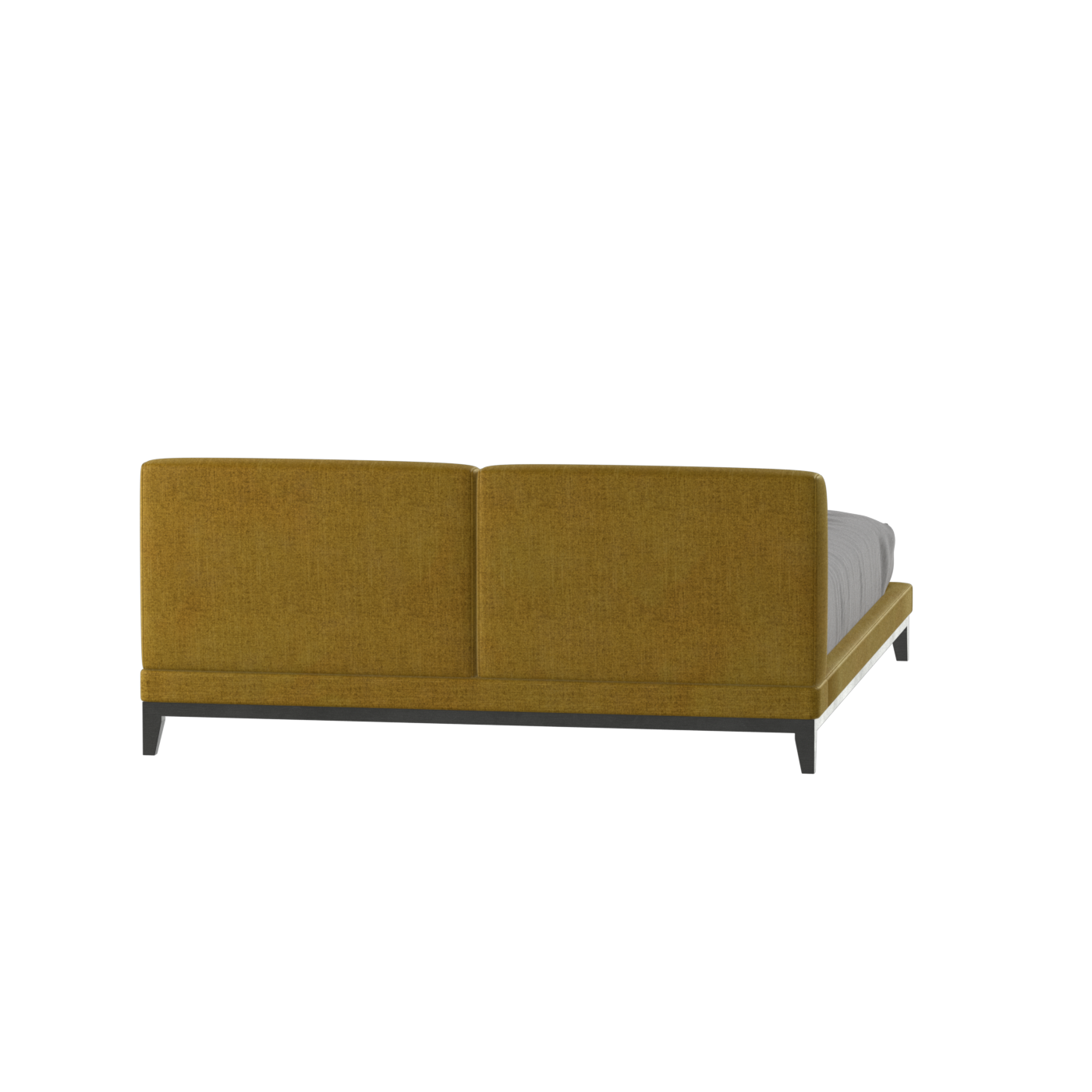 Infinity Upholstered Double Bed with Elegant Headboard
