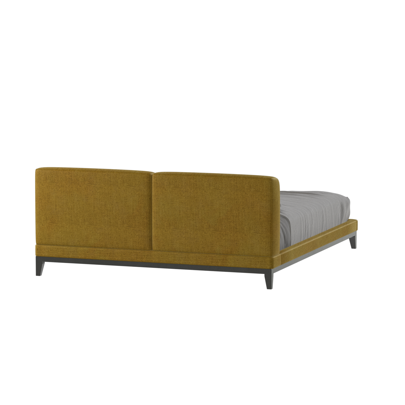 Infinity Upholstered Double Bed with Elegant Headboard