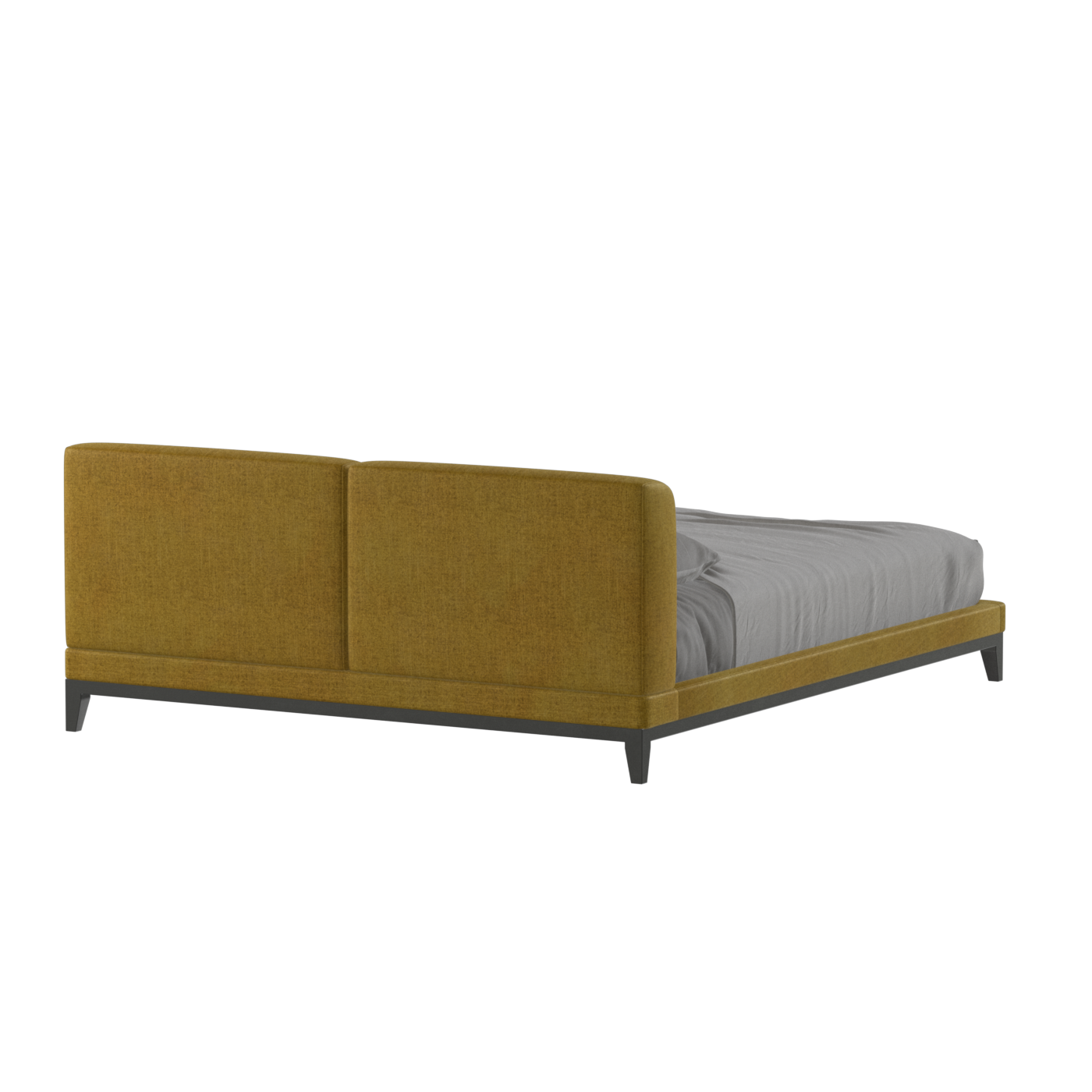 Infinity Upholstered Double Bed with Elegant Headboard