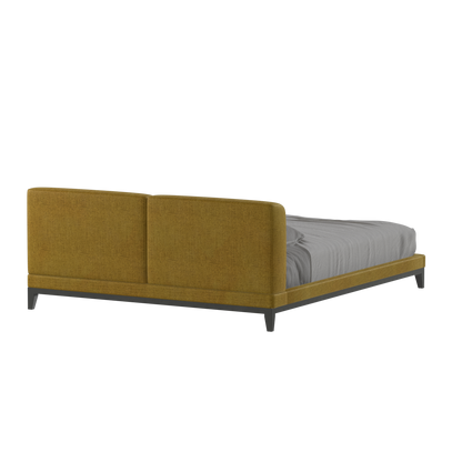 Infinity Upholstered Double Bed with Elegant Headboard