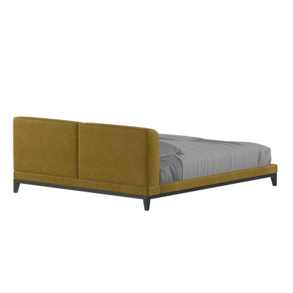 Infinity Upholstered Double Bed with Elegant Headboard