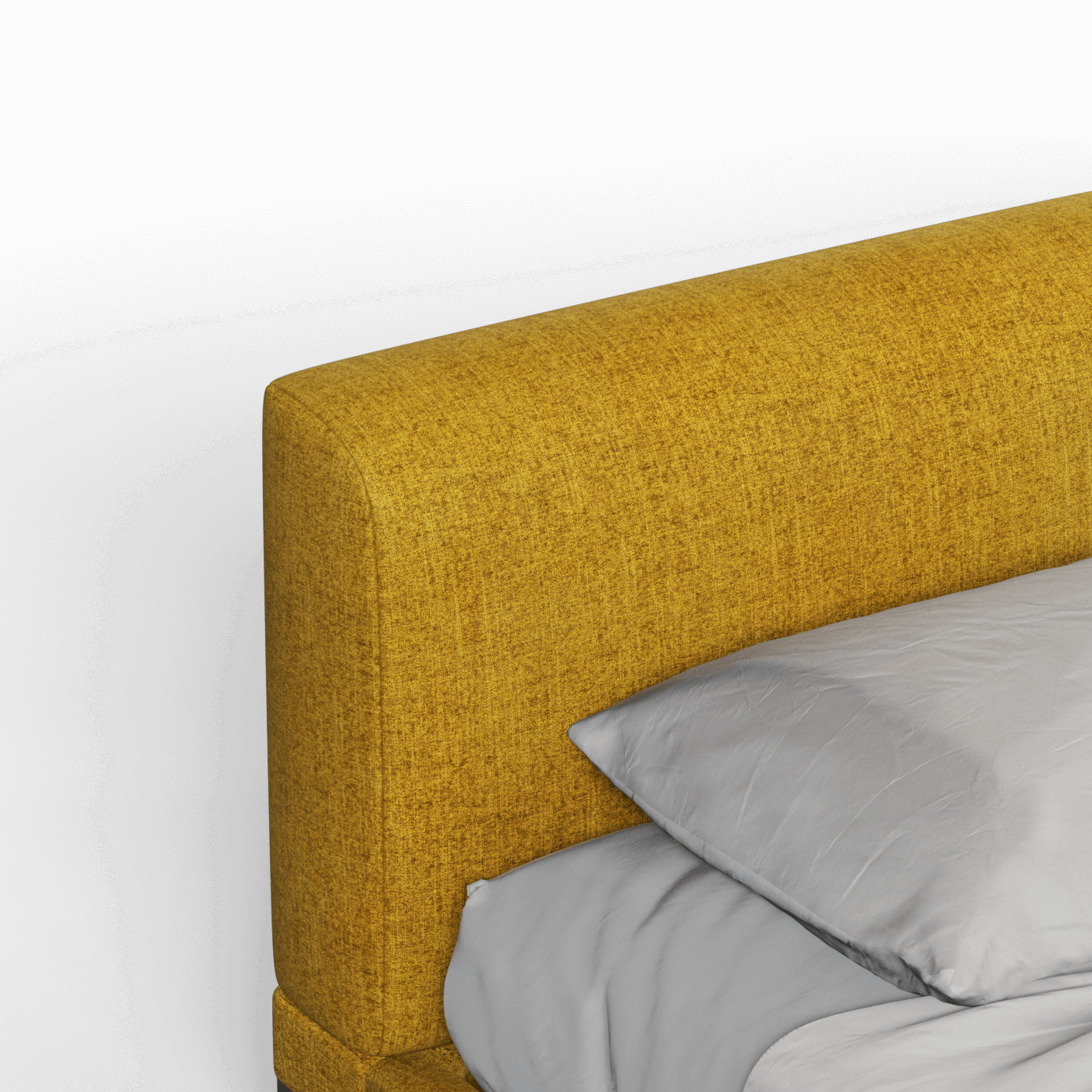 Infinity Upholstered Double Bed with Elegant Headboard