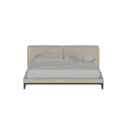 Infinity Upholstered Double Bed with Elegant Headboard