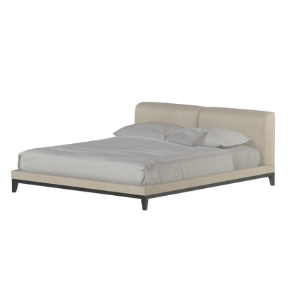 Infinity Upholstered Double Bed with Elegant Headboard