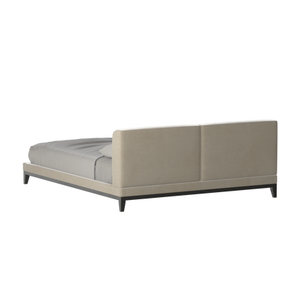 Infinity Upholstered Double Bed with Elegant Headboard