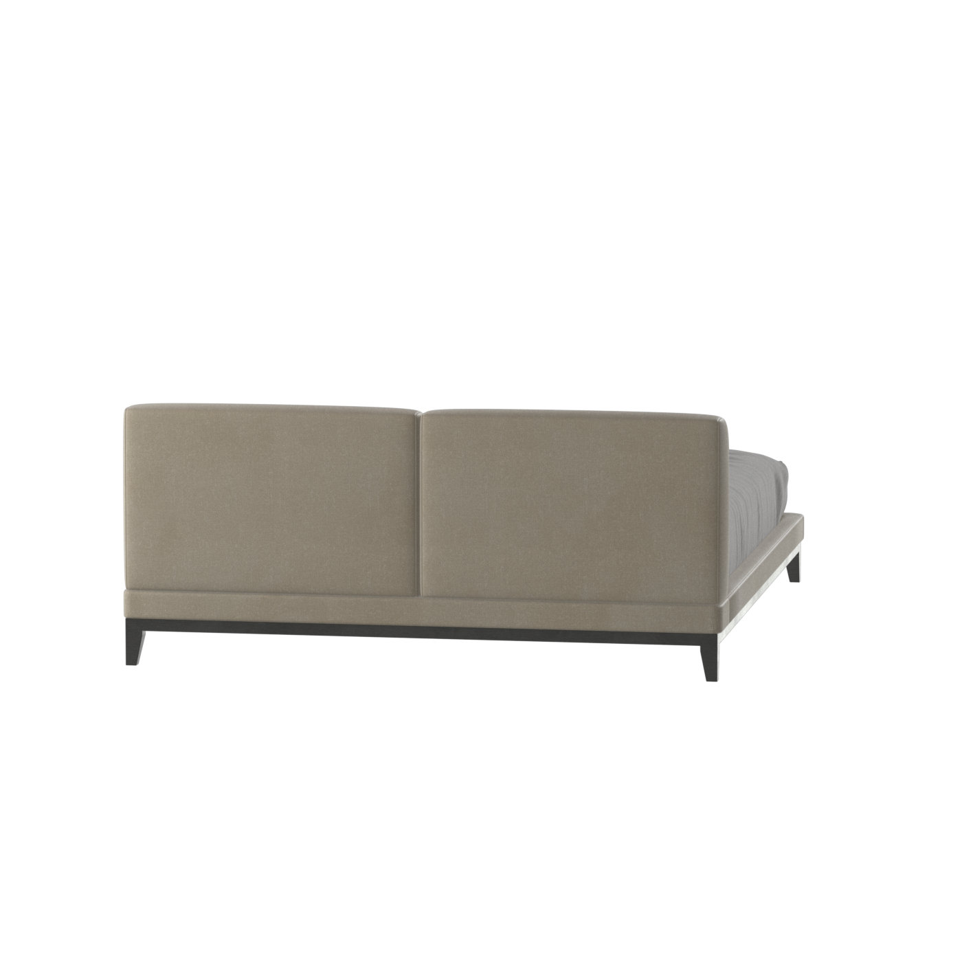 Infinity Upholstered Double Bed with Elegant Headboard