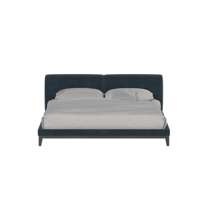 Infinity Upholstered Double Bed with Elegant Headboard