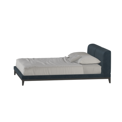 Infinity Upholstered Double Bed with Elegant Headboard