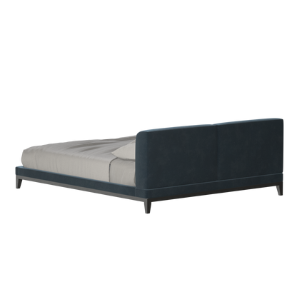 Infinity Upholstered Double Bed with Elegant Headboard