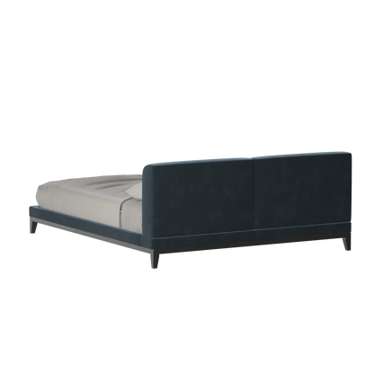 Infinity Upholstered Double Bed with Elegant Headboard