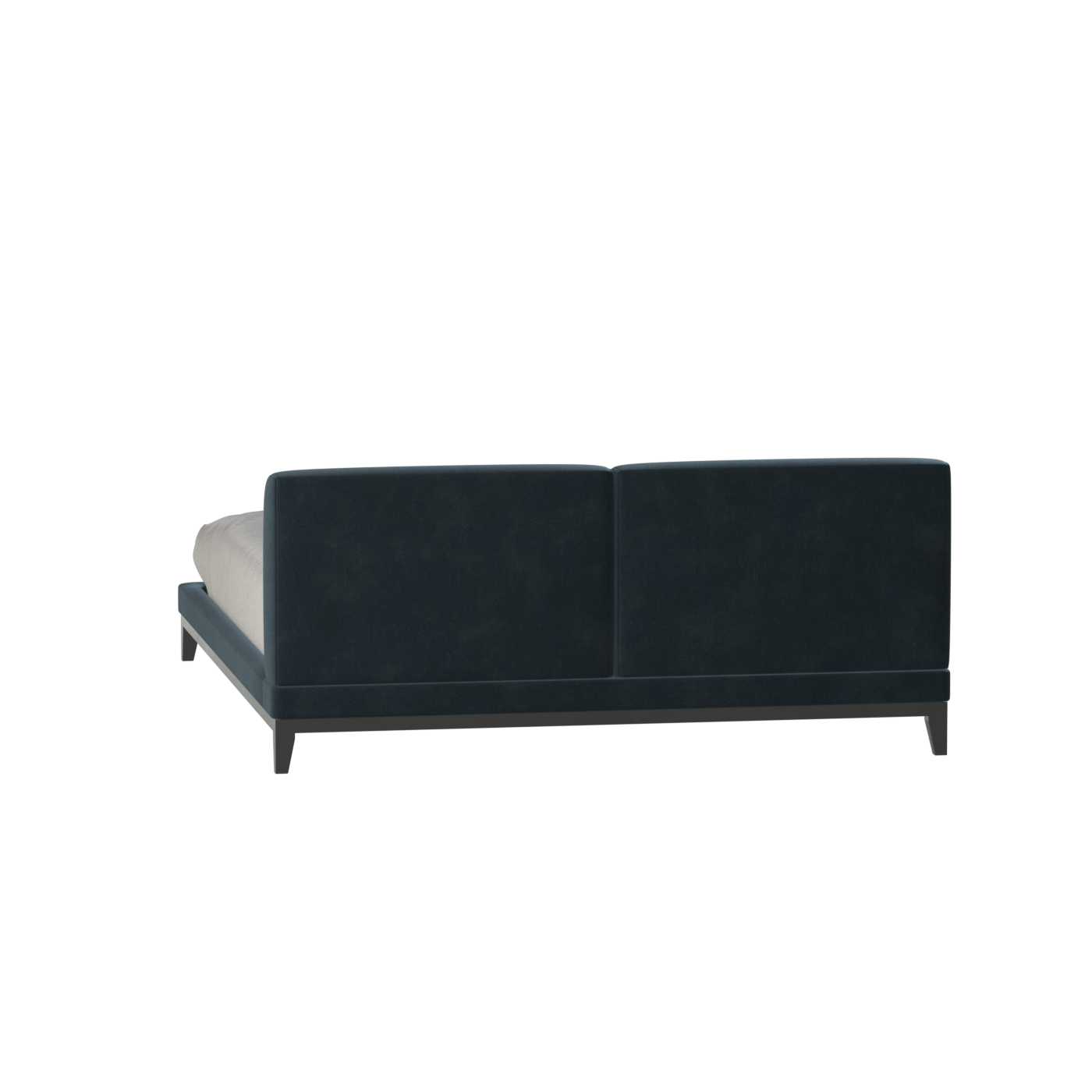 Infinity Upholstered Double Bed with Elegant Headboard