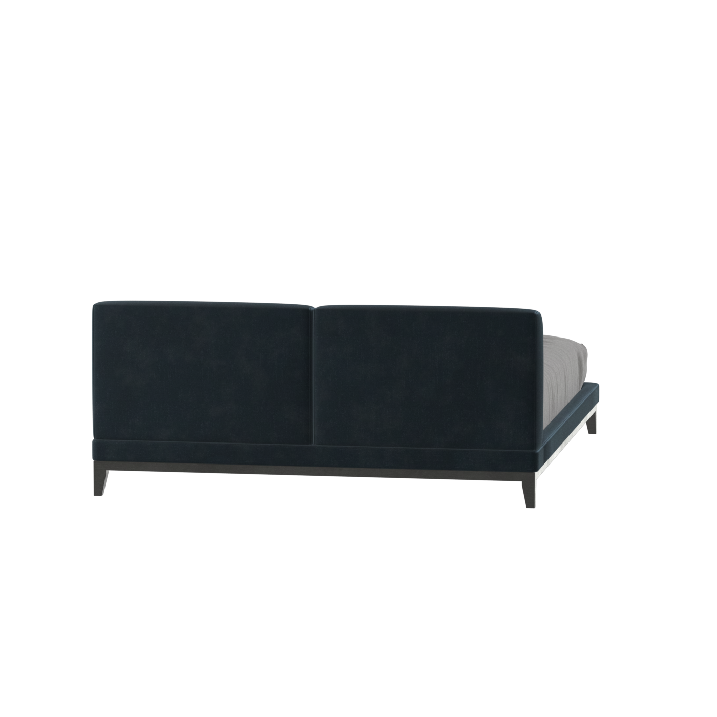 Infinity Upholstered Double Bed with Elegant Headboard