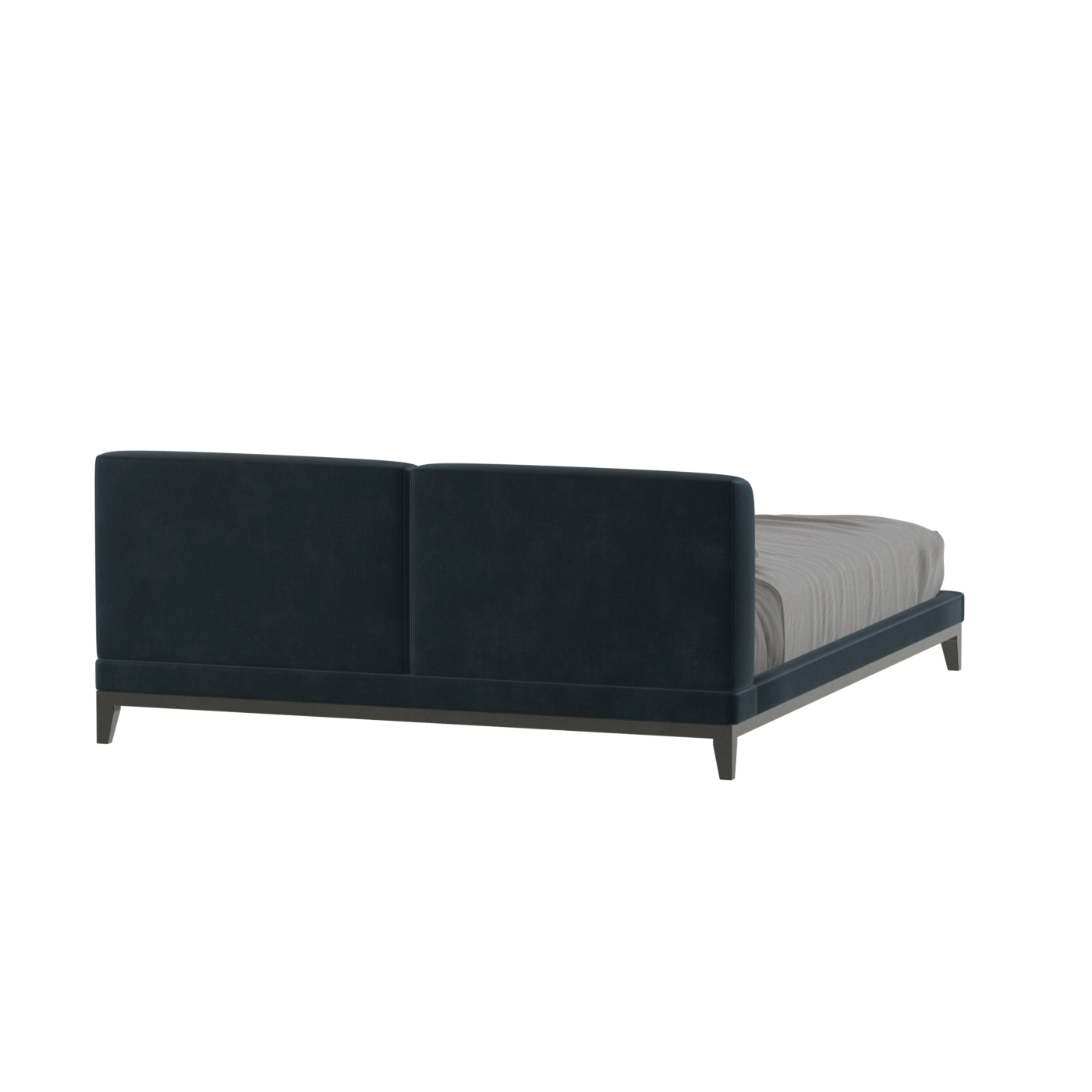Infinity Upholstered Double Bed with Elegant Headboard