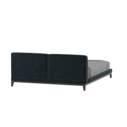 Infinity Upholstered Double Bed with Elegant Headboard