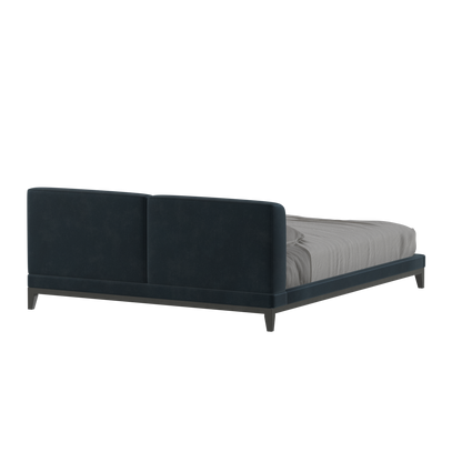 Infinity Upholstered Double Bed with Elegant Headboard