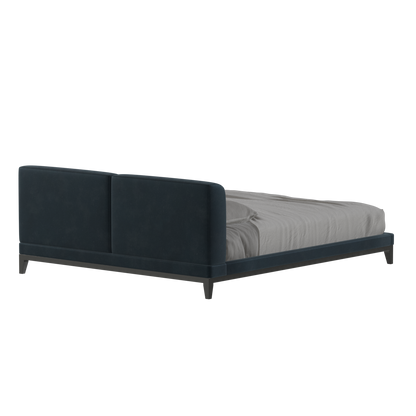 Infinity Upholstered Double Bed with Elegant Headboard