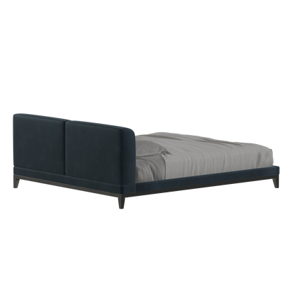 Infinity Upholstered Double Bed with Elegant Headboard