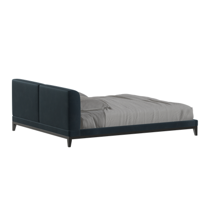 Infinity Upholstered Double Bed with Elegant Headboard