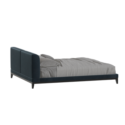 Infinity Upholstered Double Bed with Elegant Headboard