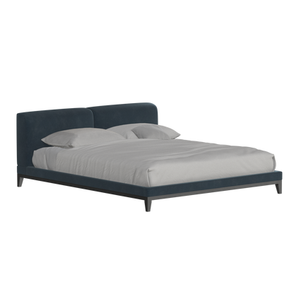 Infinity Upholstered Double Bed with Elegant Headboard