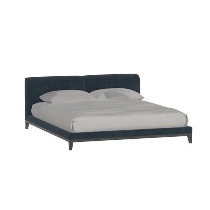 Infinity Upholstered Double Bed with Elegant Headboard