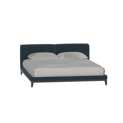 Infinity Upholstered Double Bed with Elegant Headboard