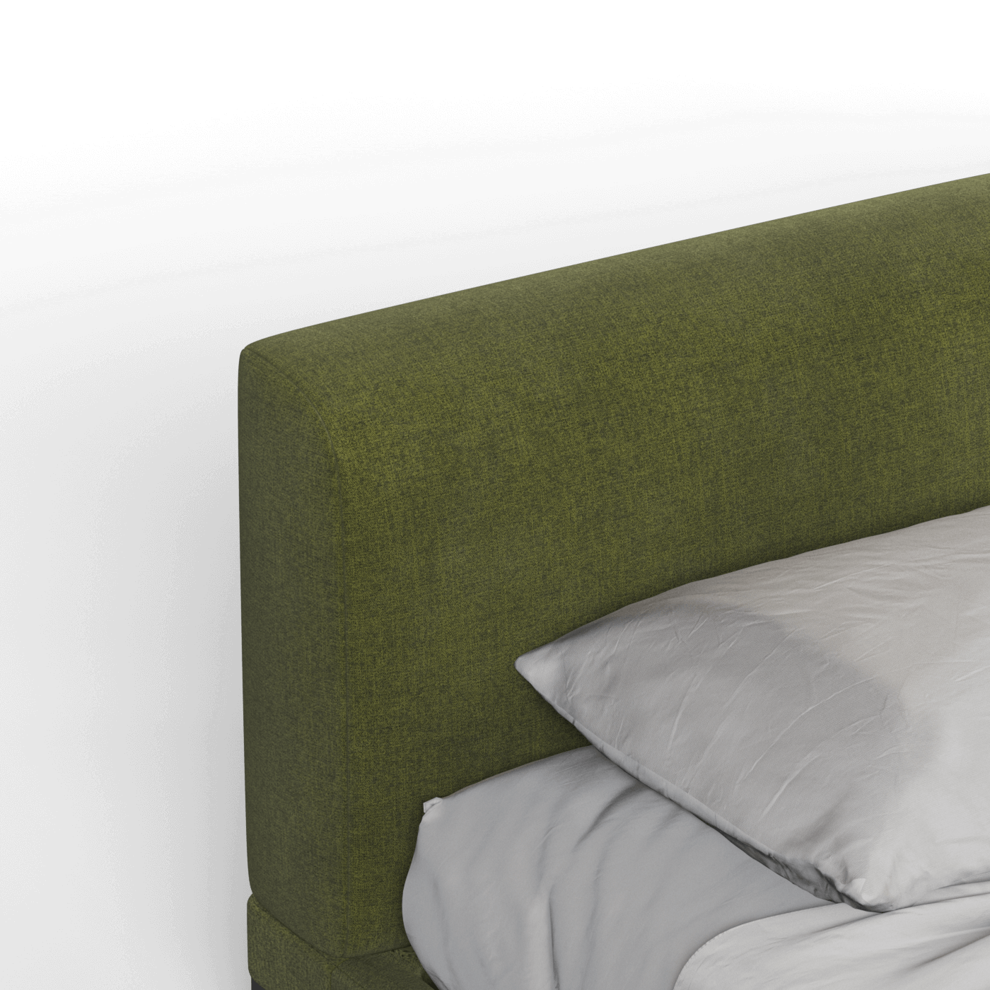 Infinity Upholstered Double Bed with Elegant Headboard