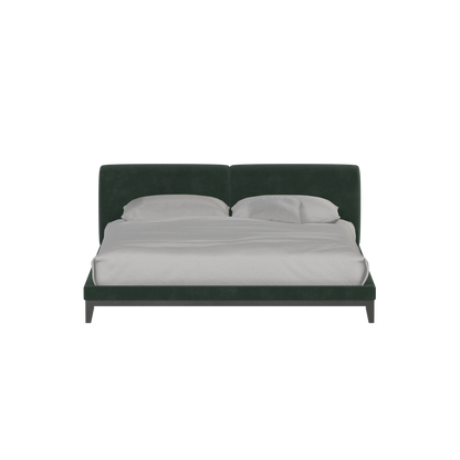 Infinity Upholstered Double Bed with Elegant Headboard