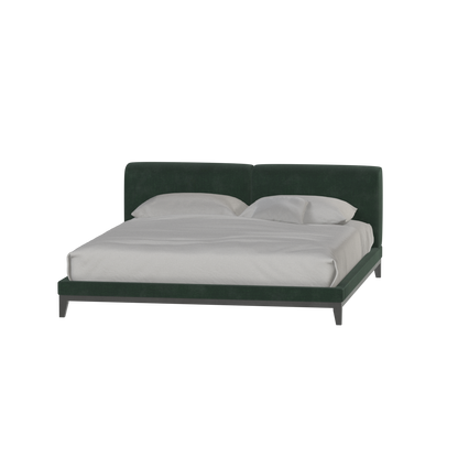 Infinity Upholstered Double Bed with Elegant Headboard