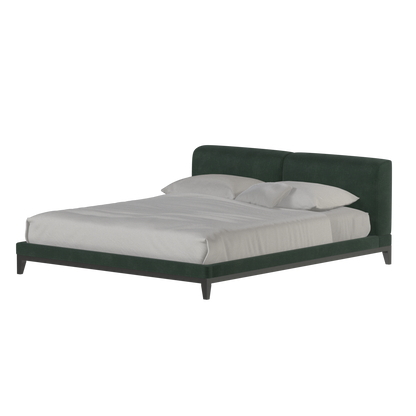 Infinity Upholstered Double Bed with Elegant Headboard