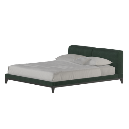 Infinity Upholstered Double Bed with Elegant Headboard