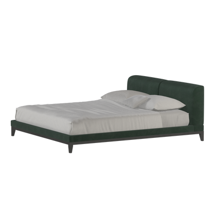Infinity Upholstered Double Bed with Elegant Headboard