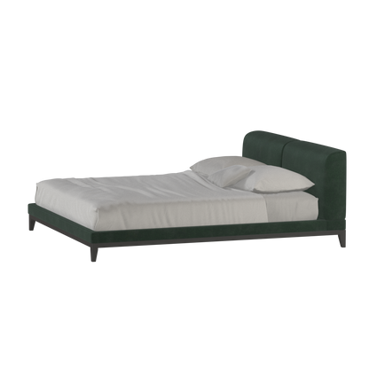 Infinity Upholstered Double Bed with Elegant Headboard
