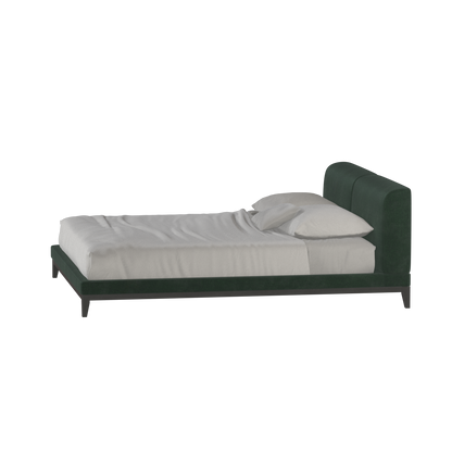 Infinity Upholstered Double Bed with Elegant Headboard