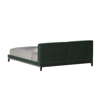 Infinity Upholstered Double Bed with Elegant Headboard