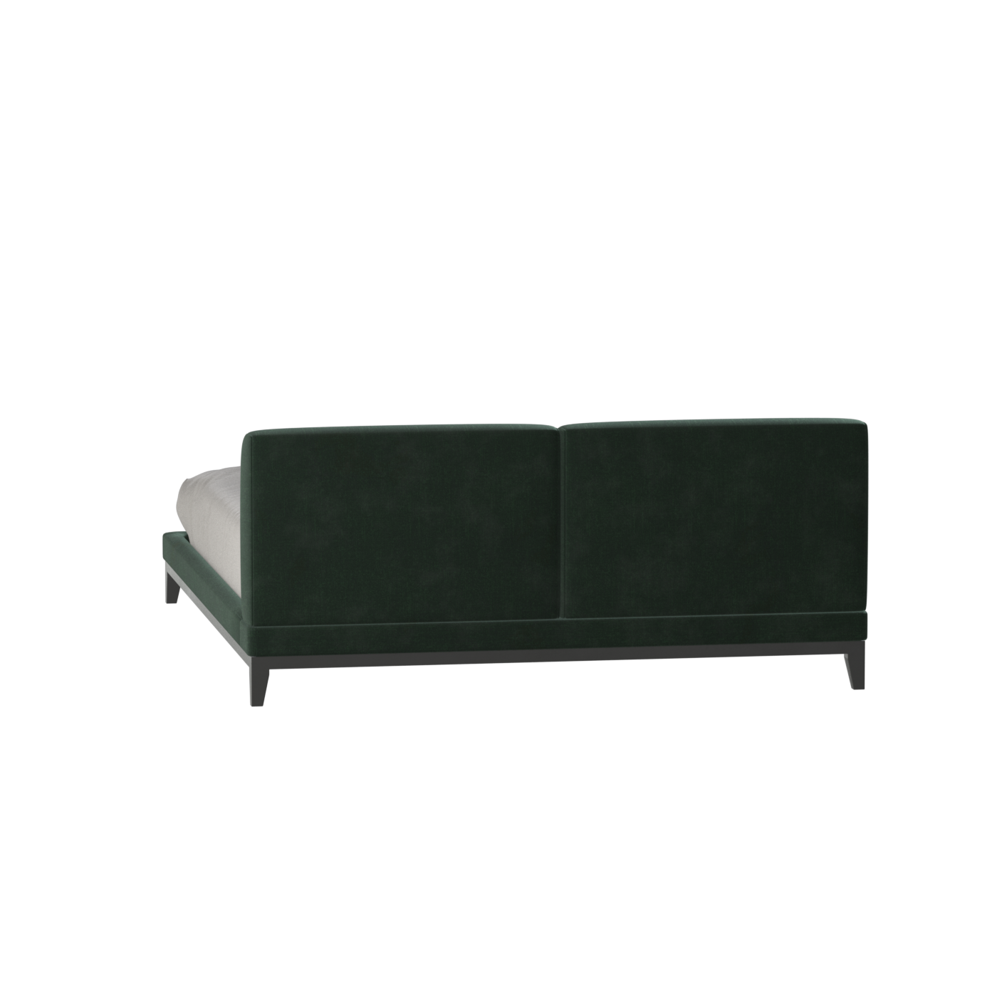 Infinity Upholstered Double Bed with Elegant Headboard