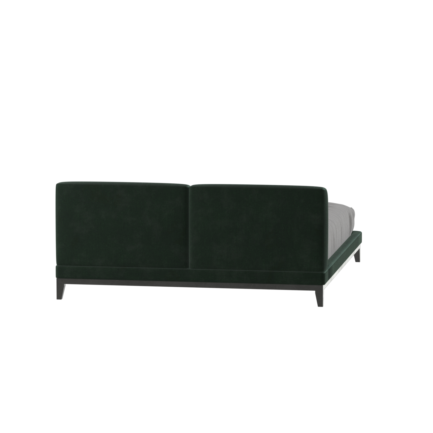 Infinity Upholstered Double Bed with Elegant Headboard