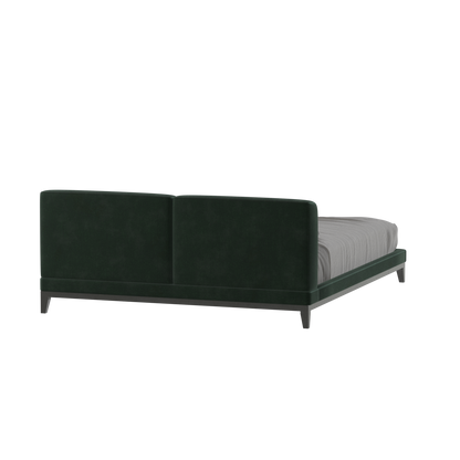 Infinity Upholstered Double Bed with Elegant Headboard
