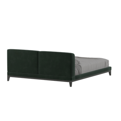 Infinity Upholstered Double Bed with Elegant Headboard