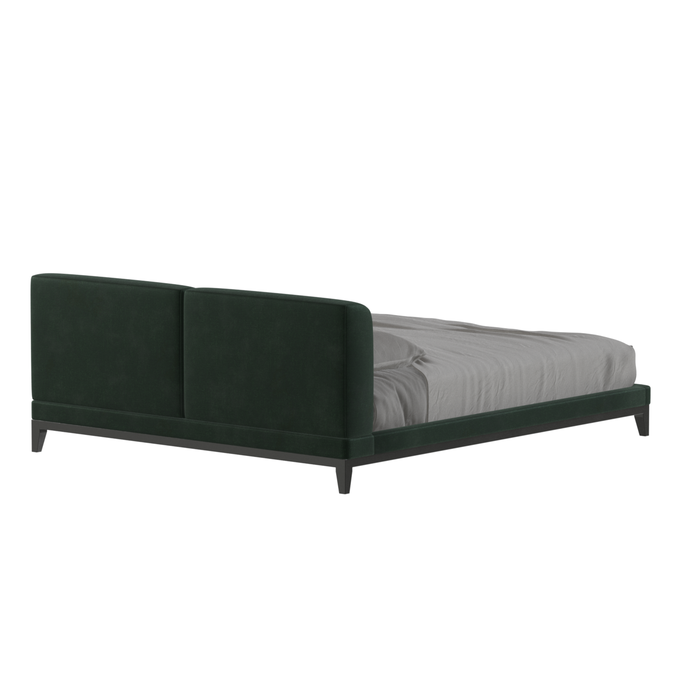 Infinity Upholstered Double Bed with Elegant Headboard