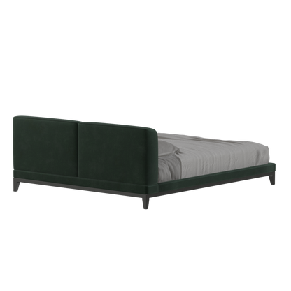 Infinity Upholstered Double Bed with Elegant Headboard