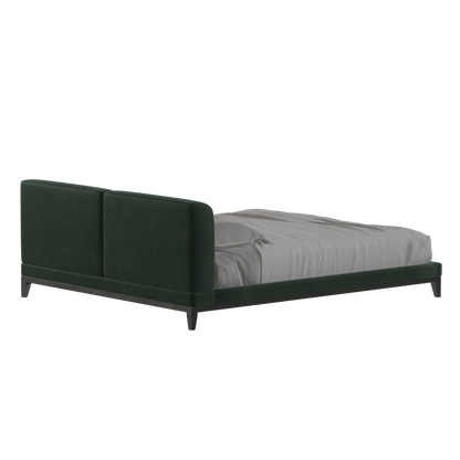 Infinity Upholstered Double Bed with Elegant Headboard
