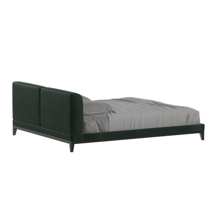Infinity Upholstered Double Bed with Elegant Headboard
