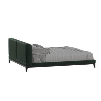 Infinity Upholstered Double Bed with Elegant Headboard