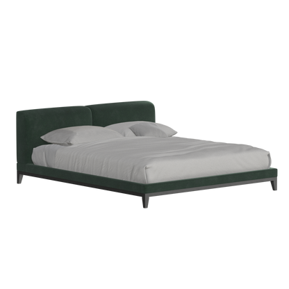 Infinity Upholstered Double Bed with Elegant Headboard