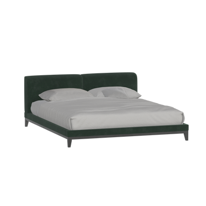 Infinity Upholstered Double Bed with Elegant Headboard
