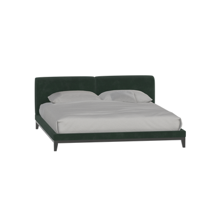 Infinity Upholstered Double Bed with Elegant Headboard
