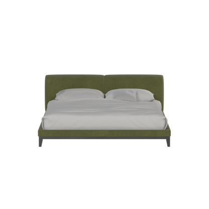 Infinity Upholstered Double Bed with Elegant Headboard
